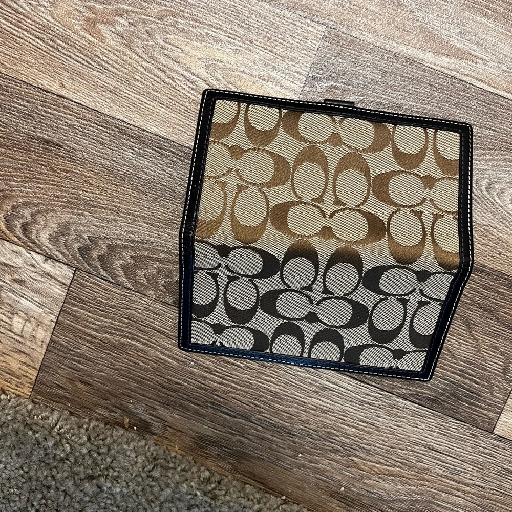 Coach checkbook wallet